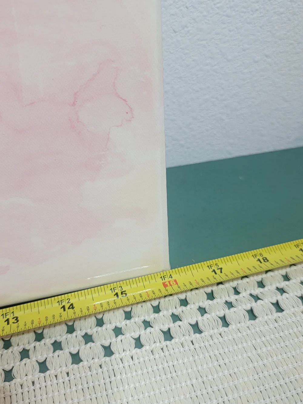 Hobby Lobby Tropical Blush Collection 2pc Tropical Leaf Print Wall Decor 16x16